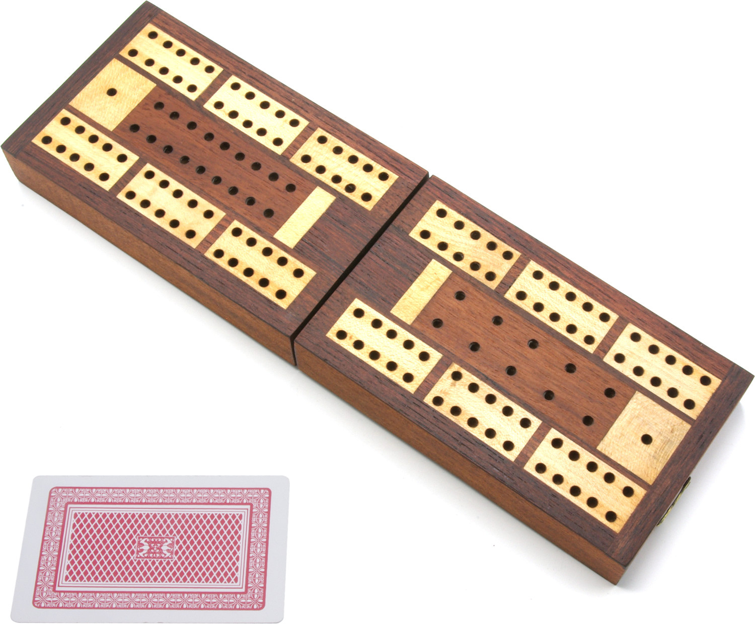 Folding Antique Cribbage Box