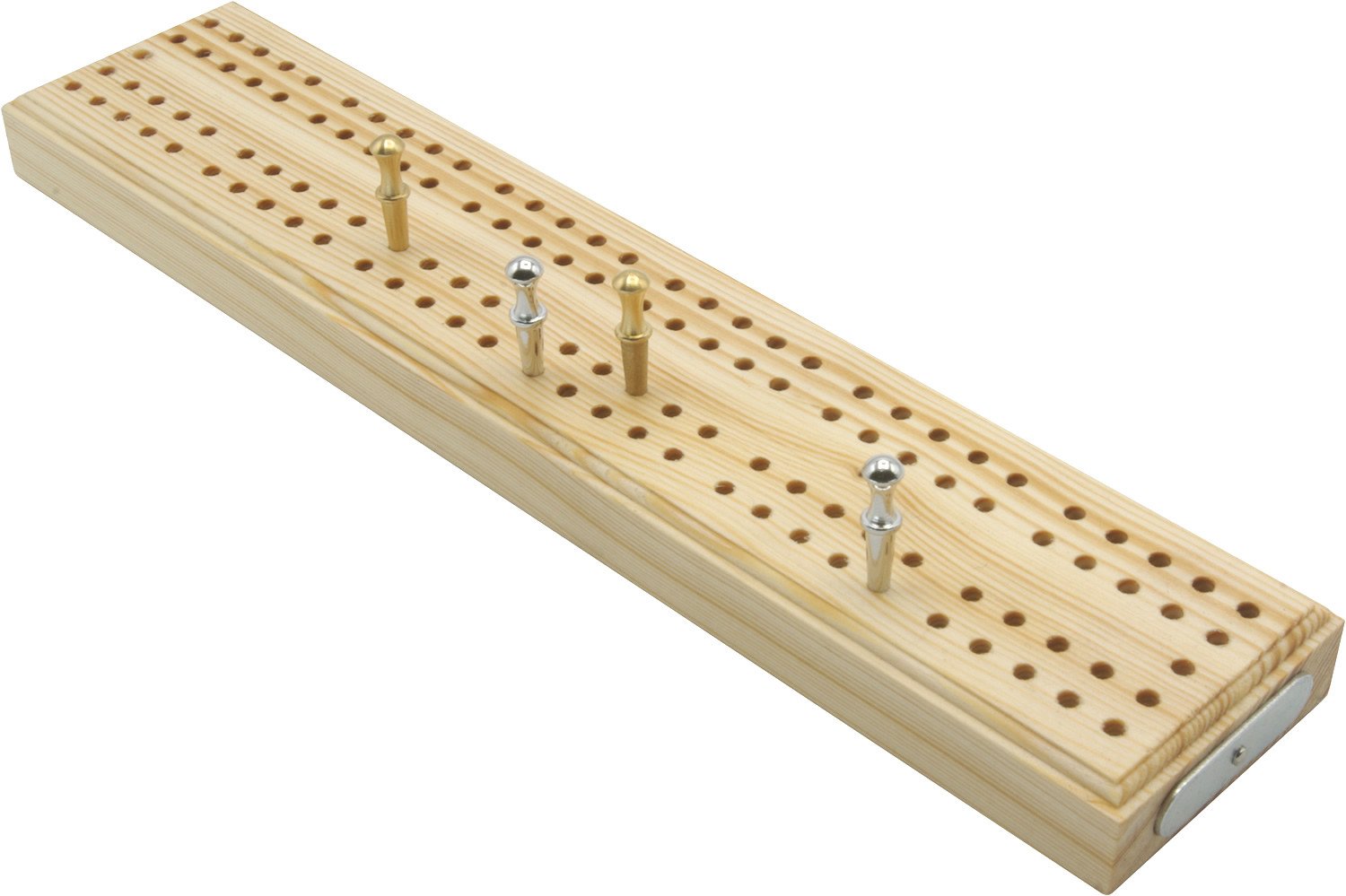 Wooden British cribbage board - 24cm (9")