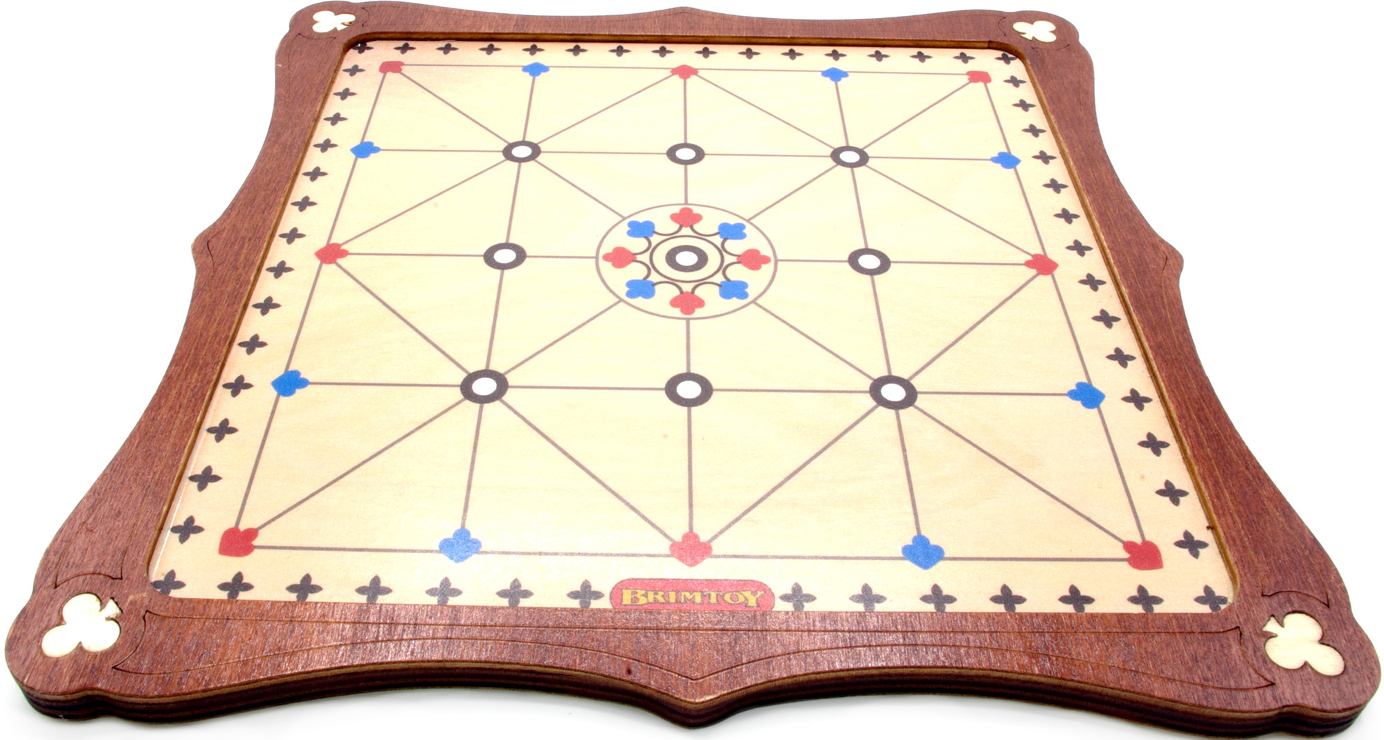 Alquerque traditional wooden board game