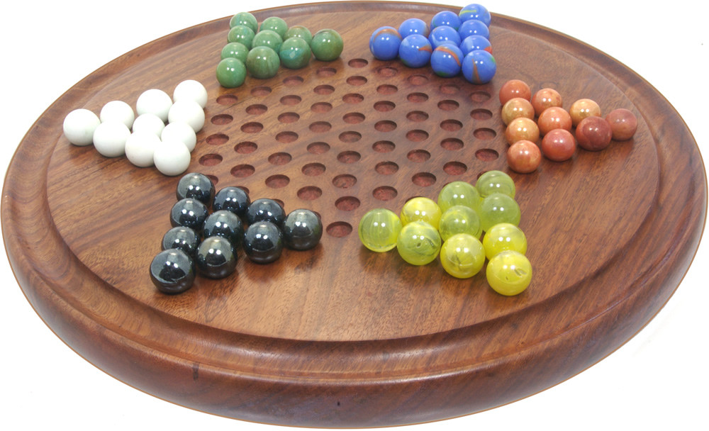 Wooden Chinese Checkers / Sternhalma game