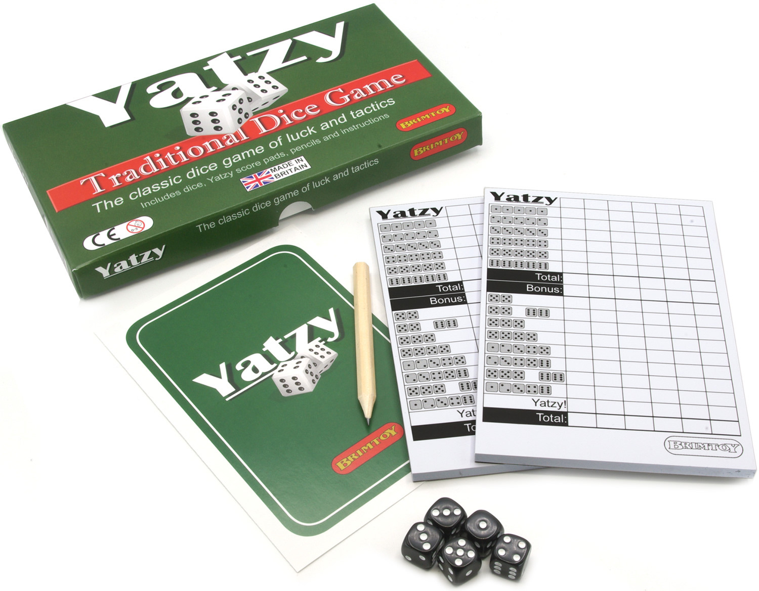 Yatzy - traditional dice game (Yahtzee compatible)