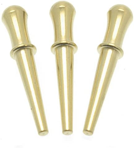 High mini cribbage pegs 22mm brass X 3