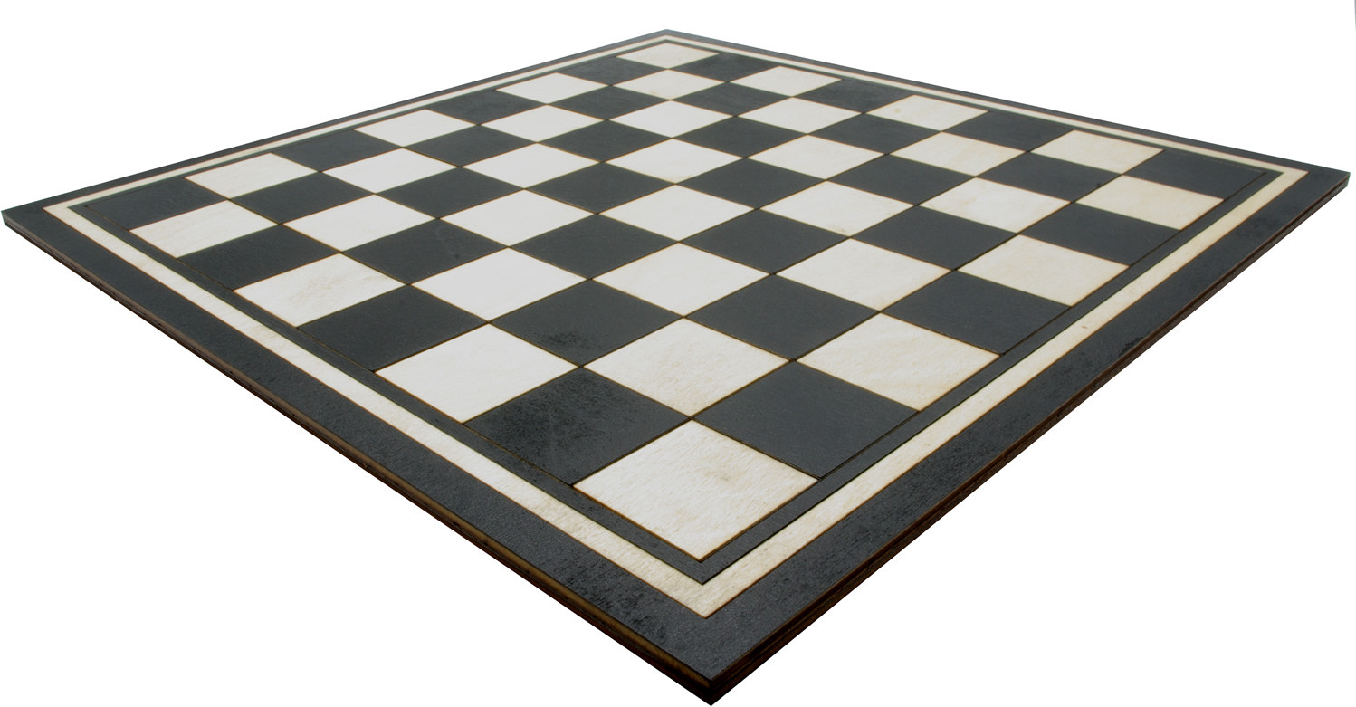 Inlaid hardwood chess board 40cm  