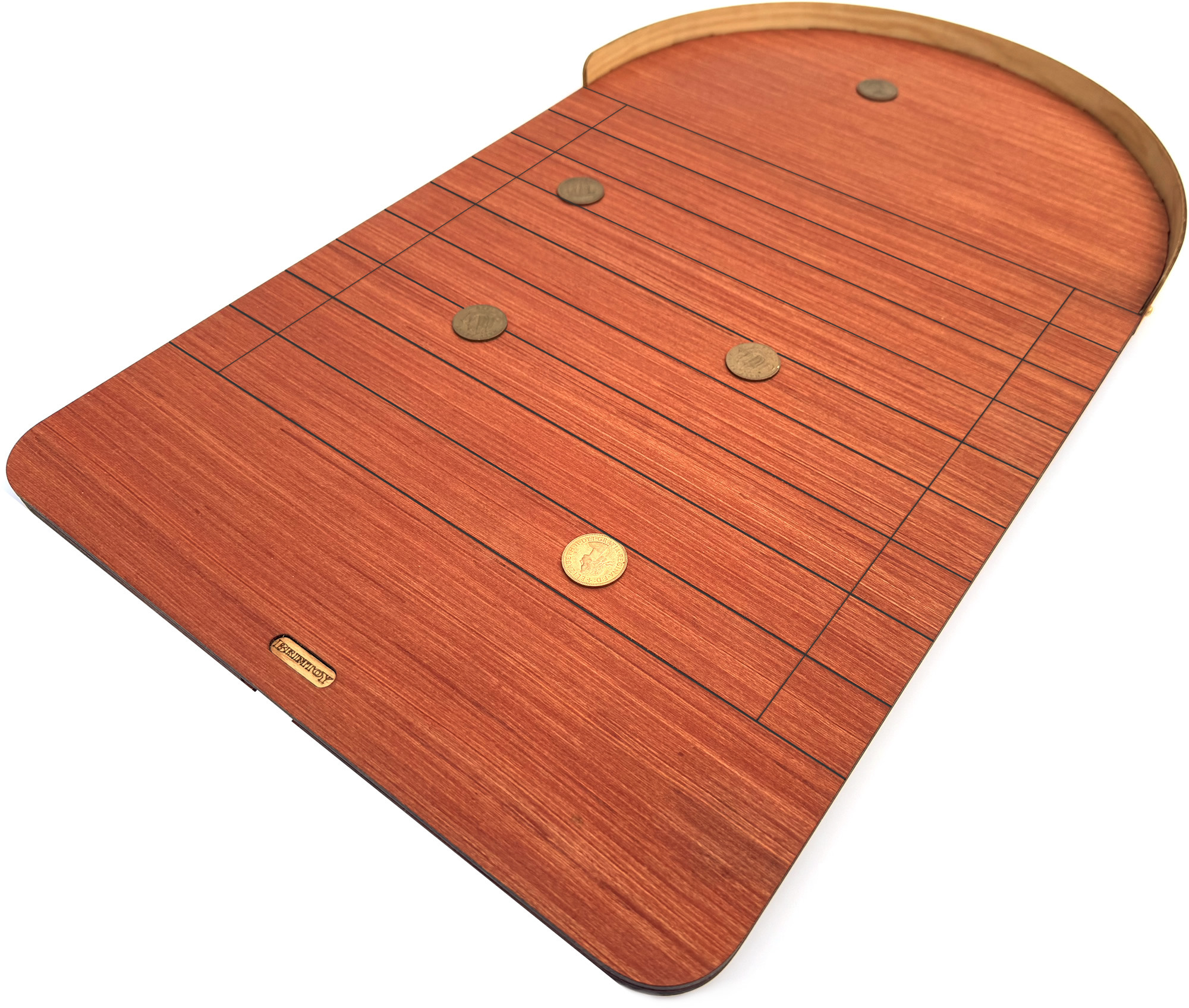 British Wooden Shove ha'penny board