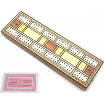 Inlaid Antique Cribbage Board