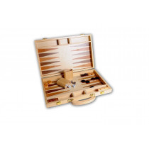 Wooden backgammon set 15"