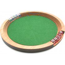 Wooden Dice Tray, Poker Dice  