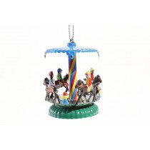Hanging Decorative carousel with horses