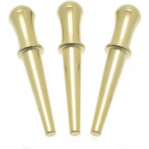High mini cribbage pegs 22mm brass X 3