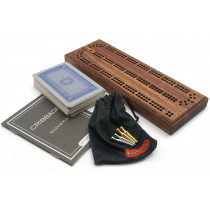 Mahogany British Cribbage set