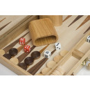 Wooden backgammon set 15"